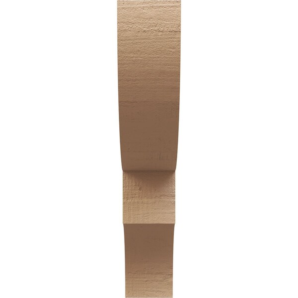 3-inch W X 16-inch D X 16-inch H Ridgewood Rough Cedar Woodgrain TimberThane Knee Brace, Primed